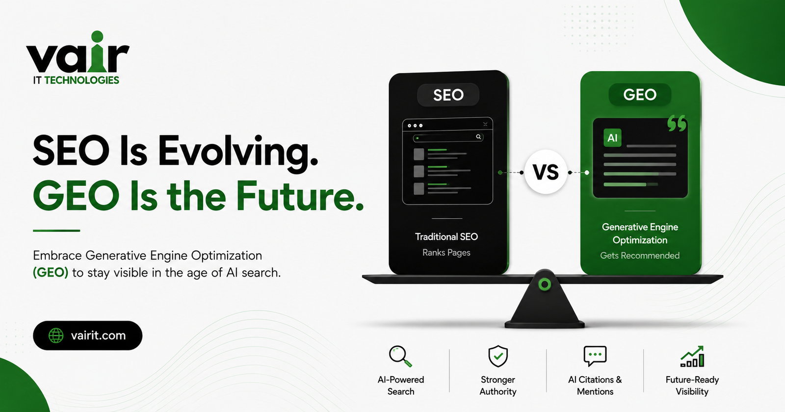 SEO Is Evolving, GEO Is the Future â€“ Comparison of Traditional SEO and Generative Engine Optimization (GEO) for AI-Powered Search
